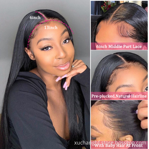 Wholesale bone straight highlighted lacefront wigs curly peruvian virgin real human hair wig